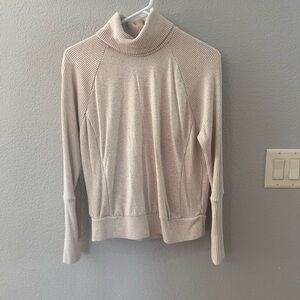 Evereve Cream Cowl Neck Sweater with Relaxed Fit
